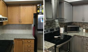 Grey Kitchen Cabinet Painting Project 1 Thumbnail