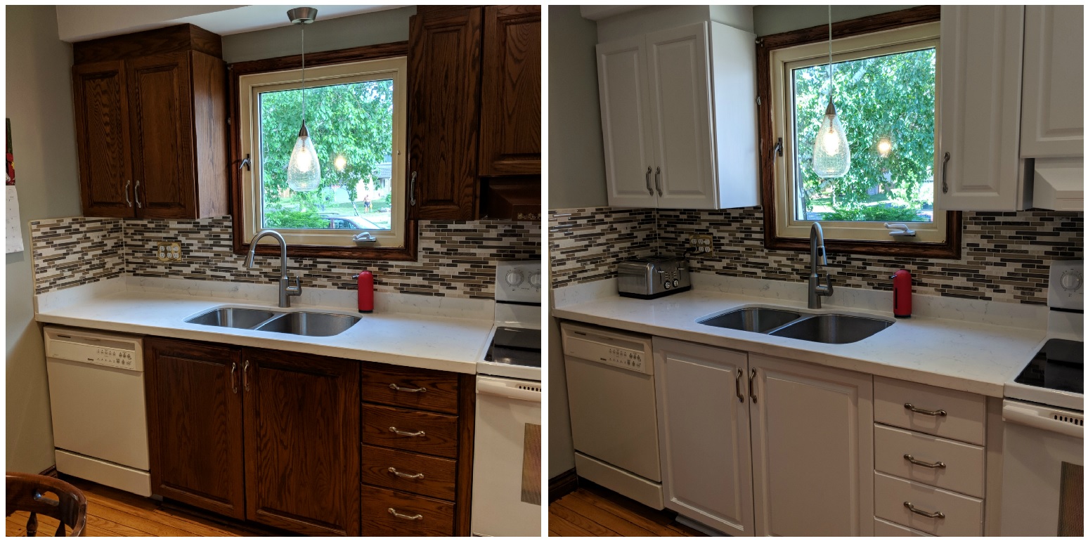 Kitchen Cabinet Refacing Markham Kitchen Refinished By Ecorefinishers Visit Our Website Ecorefinishers Com And For A Free Quote Email Pict Kitchen Refinishing Refinishing Cabinets New Cabinet Compare Homeowner Reviews From