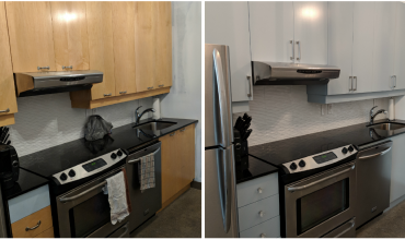 Toronto Condo Kitchen Cabinet Painting Before After 1 Thumbnail