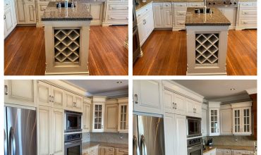 Kitchen Cabinet Spray Painting in Barrie Photo 1 Thumbnail