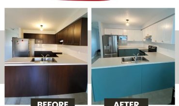 Kitchen Cabinet Painting Before And After Picture Toronto Thumbnail