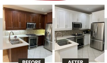 Painting Dark Kitchen Cabinets White Thumbnail